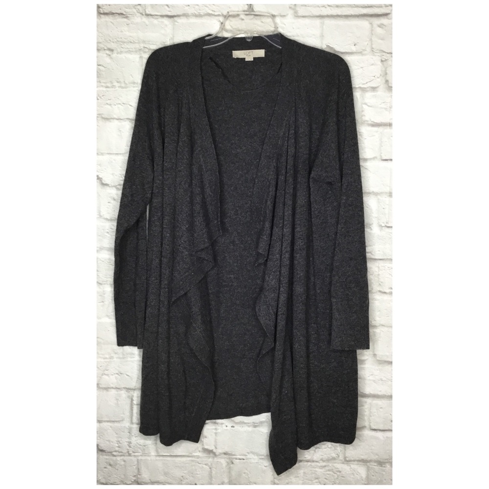 Loft Plus Open Front Waterfall Cardigan.Size 16/18